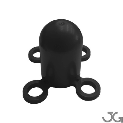 90310 Soporte de cadena NEGRO para poste señalización 102ape y conos Soporte de cadena NEGRO para poste señalización 102ape y conos