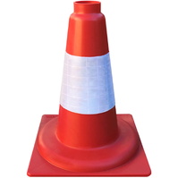 Cono PP Duro 90414 Cono Rojo PP duro 30cm