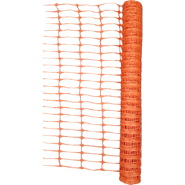 Mallas y seguridad en la obra  Malla de señalización naranja (Rollo de 1x50m)