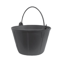 Herramientas y accesorios de construcción 7003 Caldereta de color negro de 10 litros