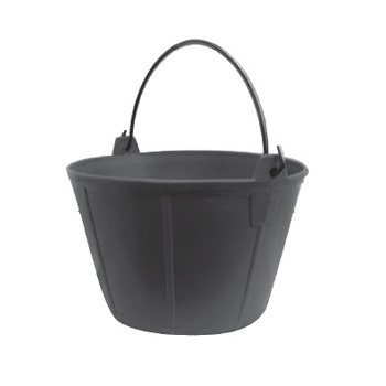 Caldereta de color negro de 10 litros
