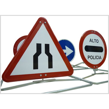 Kit de señalizacion para control policial