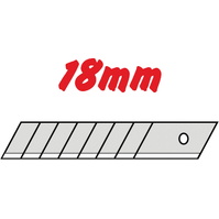 Herramientas de trazado y medición 7813 Hojas de recambio cutter 18mm