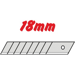 Herramientas de trazado y medición 7813 Hojas de recambio cutter 18mm