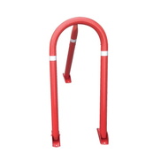 Cepo acero lacado en rojo para Parking 31x57cm