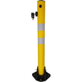 Cepos para parking y plantillas para pintar 7665 Cepo de parking abatible con cerradura