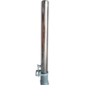 Pilonas o Bolardos metálicos Extraíbles 710EX Bolardo extraíble de acero inoxidable AISI-304, incluye base y llave