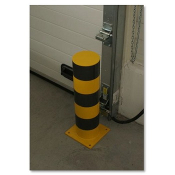 Bolardo protector metálico de 100cm altura y diferentes díametros