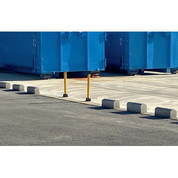 Cepo de parking abatible con cerradura