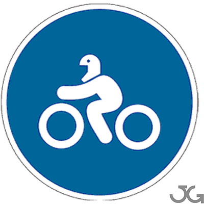 Señal MOPU acero circular Señales de prohibición de entrada Señal MOPU acero circular Señales de prohibición de entrada