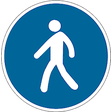 R-410 Camino reservado para peatones