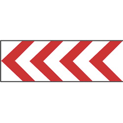 Paneles direccionales TB 645/TB-2 Panel direccional TB-2 estrecho 165x45cm
