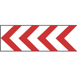Paneles direccionales TB 645/TB-2 Panel direccional TB-2 estrecho 165x45cm