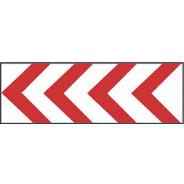 Paneles direccionales TB 655/TB-2 Panel direccional TB-2 estrecho 145x45cm