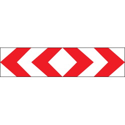 Paneles direccionales TB 660/TB-4 Panel direccional TB-4 doble estrecho 165x45cm