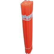 Tubo naranja señalización con reflectancia (Paquete de 25uds)