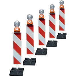 Semáforos, cascadas, placas cubre zanjas 8025N Secuencial Leds de 5 elementos y destellos (TL-8)