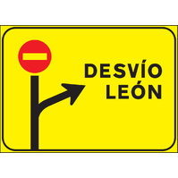 Señales y carteles TS de indicación de obra TS-210 Cartel croquis 195x95cm
