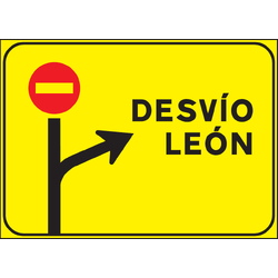 Señales y carteles TS de indicación de obra TS-210 Cartel croquis 195x95cm