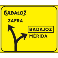 Señales y carteles TS de indicación de obra TS-210BIS Cartel croquis 195x95cm