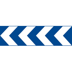 Otras señales de indicación 15 - Panel direccional curva peligrosa Azul/Blanco 1650x450mm Otras señales de indicación 15 Panel direccional curva peligrosa Azul/Blanco 1650x450mm
