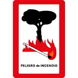 Otras señales de indicación S-900 Pelígro de incendio