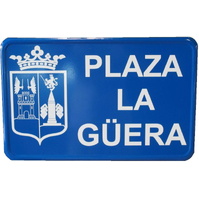 Placas de calle  Placa de calle canto redondeado 55x35cm