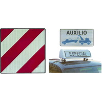 Placas indicadoras y de transporte