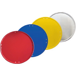 Placas metalicas genéricas galvanizadas con o sin lacado 1 cara  Placa metálica circular señalización genérica Ø50cm