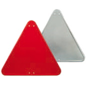 Placas genéricas con o sin lacado 1 cara  Placa triangular genérica 70 cm