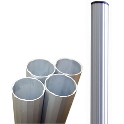 Postes de soporte y sujeción de señales de tráfico y carteles - Poste aluminio anodizado Postes de soporte y sujeción de señales de tráfico y carteles Poste aluminio anodizado