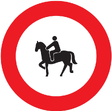 R-117 Entrada prohibida a animales de montura