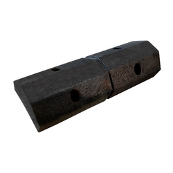 Topes de parking y rampas salvabordillos 1075ASP Tope de Parking de 50x16x10cm