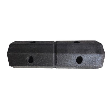 Tope de goma para Parking de 48x16x10cm