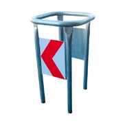 Protector circular desmontable para farola y postes R/B