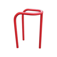 Protectores de mobiliario urbano 680R Estribo protector rojo para farola y postes