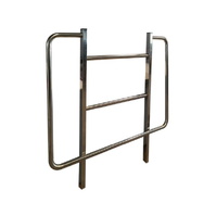 Protectores de mobiliario urbano 690 Protector o sujeta contenedor inoxidable