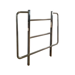Protectores metálicos para mobiliario urbano 690 Protector o sujeta contenedor inoxidable