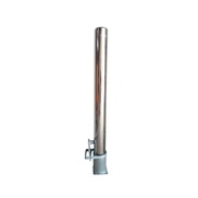 Bolardo extraíble de acero inoxidable AISI-304, incluye base y llave