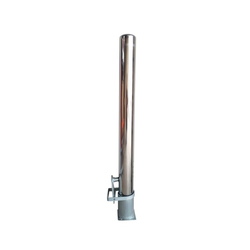 Pilonas o Bolardos metálicos Extraíbles 710EX Bolardo extraíble de acero inoxidable AISI-304, incluye base y llave