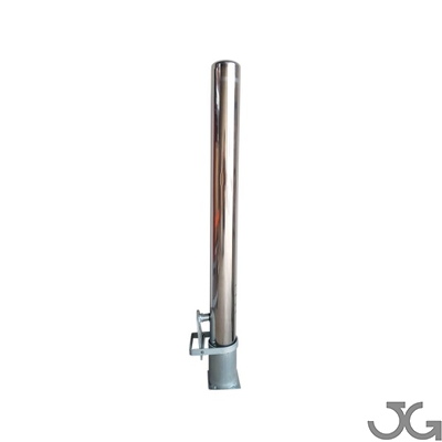 710EX Bolardo extraíble de acero inoxidable AISI-304, incluye base y llave Bolardo metálico extraíble de acero inoxidable, incluye base y llave para su extracción, incluye base y llave. Pilona extraible