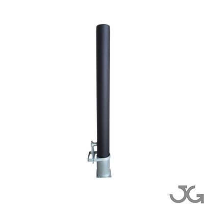 720EX Bolardo extraíble de acero lacado negro forja, incluye base y llave Bolardo extraíble de acero lacado en negro forja, incluye base y llave para su extracción. Pilona extraible