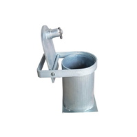 Pilonas o Bolardos metálicos Extraíbles 752-BASE Base para bolardo extraíble circular