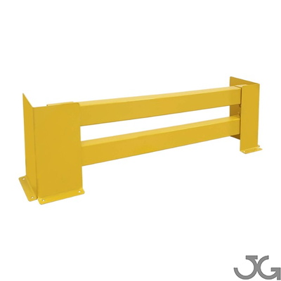 Protector industrial adaptable Protector industrial (fabricada en acero) con perfil anti empotramiento para interior de recintos, lacado al horno en amarillo.
