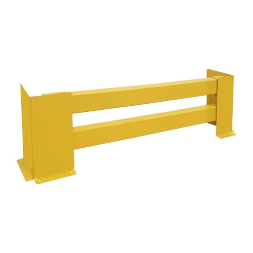 Protector industrial (fabricada en acero) con perfil anti empotramiento para interior de recintos, lacado al horno en amarillo.