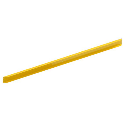 Protector de estanterías industriales, fabricada en acero de alta calidad lacado al horno en color
amarillo. Protector metálico de estanterías contra golpes de carretillas y otros