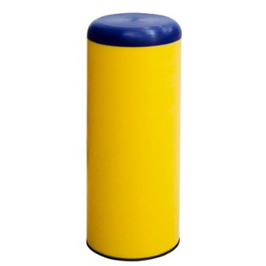 Protectores anticolisión de Polietileno PRP-01 Bolardo de polietileno amarillo de Ø120 mm x 430mm