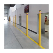 Bolardo de polietileno amarillo Ø110 y Ø170