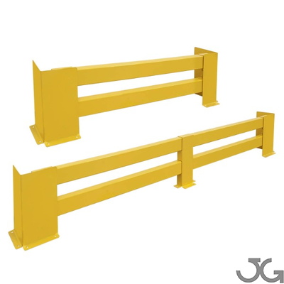 Protector industrial adaptable Protector industrial (fabricada en acero) con perfil anti empotramiento para interior de recintos, lacado al horno en amarillo.
