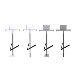 Protectores metálicos para mobiliario urbano 697 Sujeta contenedor de pedal
